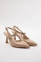 Trendyol Beige Ankle Strap Women's Thin Heel Shoes