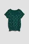 WOMEN'S T-SHIRT L-TS-4054 PALM LEAF