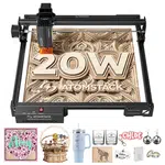 ATOMSTACK A20 Pro V2 20W Laser Engraver 400mm/s High Speed 0.01mm Precision 0.08 x 0.1mm Spot 400*365mm