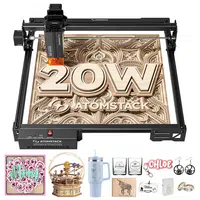 ATOMSTACK A20 Pro V2 20W Laser Engraver 400mm/s High Speed 0.01mm Precision 0.08 x 0.1mm Spot 400*365mm