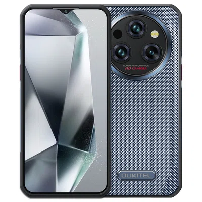 OUKITEL WP35 Pro Rugged Phone 12+512GB 11000mAh 6.6inch FHD+ 64MP+32MP Cam NFC/OTG/GPS Dual SIM BT5.2 Gray