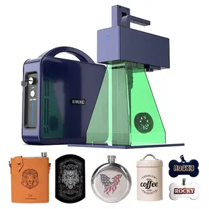 Gweike G2 Pro 20W Fiber Laser 150x150mm 1.5mm Depth 30+ Colors Auto Lift