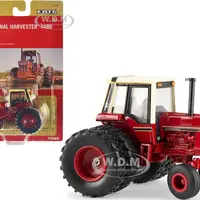 International Harvester 1489 Tractor with Dual Wheels Red with Cream Top "Case IH Agriculture" Series 1/64 Diecast Model by ERTL TOMY