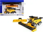 New Holland CR9.90 Combine Yellow with Corn Head and Draper Head "Prestige Collection" 1/32 Diecast Model by ERTL TOMY
