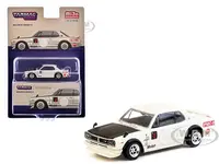 Nissan Skyline HT 2000GT-R RHD (Right Hand Drive) "Lamley Group" White with Black Hood "Global64" Series 1/64 Diecast Model by Tarmac Works