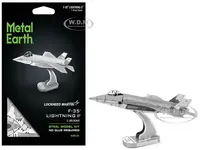 Model Kit Lockheed Martin F-35 Lightning II Aircraft (Moderate Difficulty) Steel Model by Metal Earth