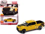 2023 Ram 1500 Rebel Havoc Edition Pickup Truck Baja Yellow "Muscle Trucks" Series 1/64 Diecast Model Car by Auto World