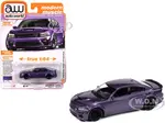 2023 Dodge Charger R/T Scat Pack Plum Crazy Metallic "Modern Muscle" Series 1/64 Diecast Model Car by Auto World