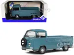 1968 Volkswagen T2 Pickup Truck Petrol Blue 1/18 Diecast Model Car by Solido