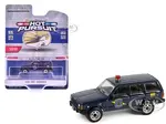 2001 Jeep Cherokee "Michigan State Police" Dark Blue "Hot Pursuit" Series 46 1/64 Diecast Model Car by Greenlight