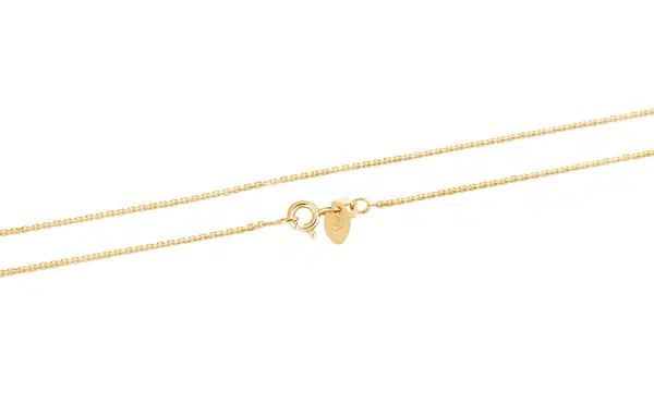 Beneto Exclusive Pozlátený strieborná retiazka Anker AGS1286-GOLD 42 cm