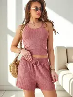 Resti Women's two-piece sports set with shorts and a tank top