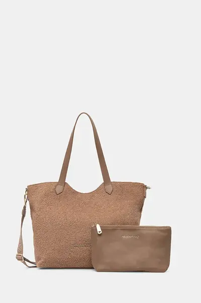 Kabelka Valentino Bags COURMAYEUR hnědá barva, VBS7GG01WO