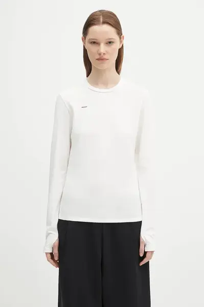 Tričko s dlouhým rukávem Pangaia Cotton-Stretch Long-Sleeved Top