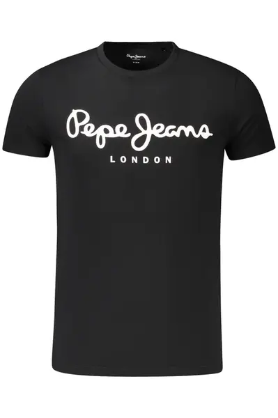 Černé pánské tričko Pepe Jeans Original - Pánské