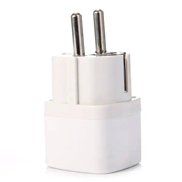 Universal Adapter UK US AU to EU AC Power Socket Plug Travel Adapter Converter Charger 2PCS