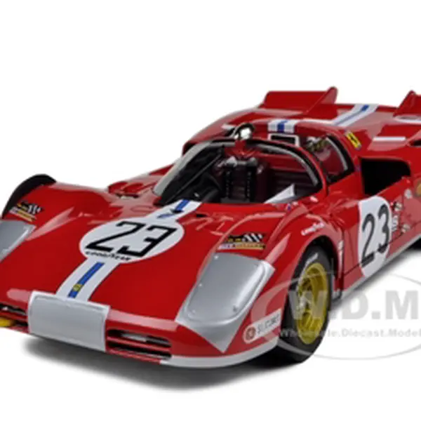 Ferrari 512 S 23 Daytona 1971 B.Adamovicz Elite Edition 1/18 Diecast Model Car by Hot Wheels