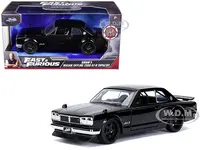 Brians Nissan Skyline 2000 GT-R (KPGC10) Black "Fast &amp; Furious" Movie 1/32 Diecast Model Car by Jada