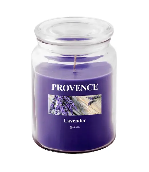 Provence Svíčka ve skle s víčkem Levandule 510 g
