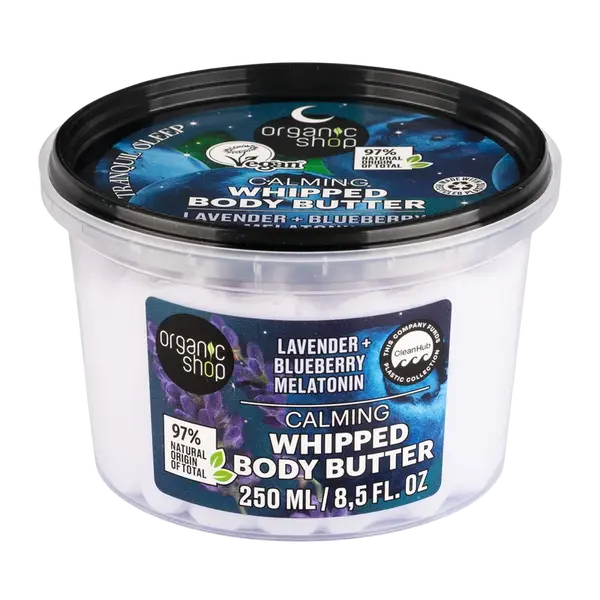 ORGANIC SHOP Sleeping Zklidňující šlehané tělové máslo For Tender Sleep 250 ml