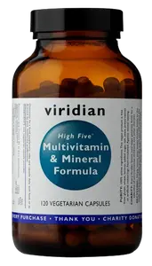 VIRIDIAN High Five Multivitamin & Mineral Formula 120 kapslí