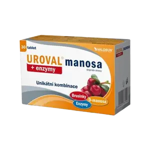 UROVAL Manosa + enzymy 30 tablet