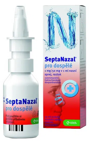 SEPTANAZAL dosp.1mg/50mg v 1ml nosní sprej, roztok 10 ml