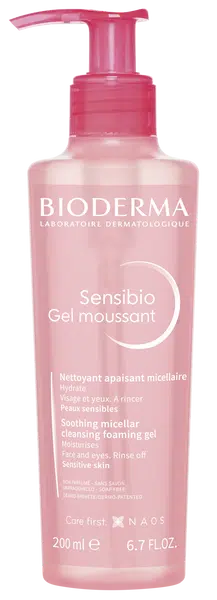 BIODERMA Sensibio Gel moussant čistící pěnivý ge 200 ml