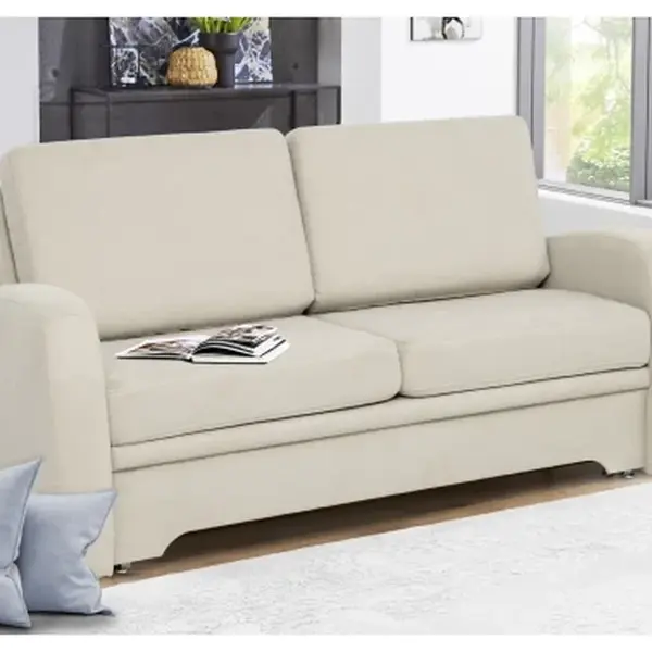 Pohovka s rozkladem Impuls, béžová látka