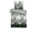 Thermo fleece povlečení Florentina 140x200 cm, zelené květy