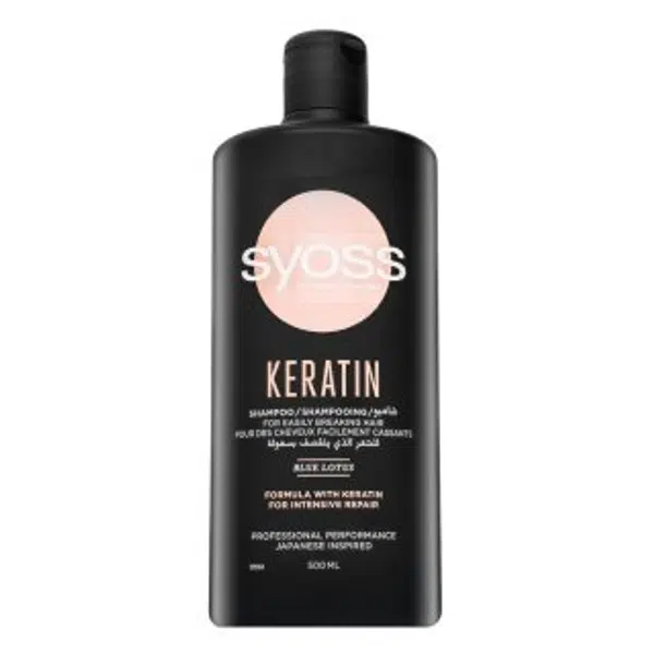 Syoss Keratin Shampoo vyživující šampon s keratinem 500 ml