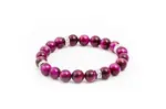 Agato Korálkový náramek z purpurového tygřího oka MINK92/17