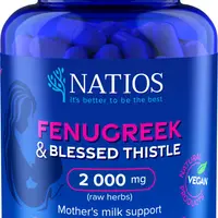 NATIOS Fenugreek & Blessed Thistle 2000 mg 120 kapslí