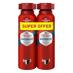OLD SPICE deo sprej DUO  WhiteWater se svěží vůní 2 x 150 ml