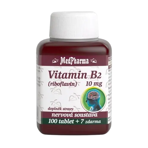 MEDPHARMA Vitamin B2 (riboflavin) 10mg 107 tablet
