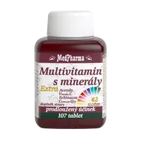 MEDPHARMA Multivitamín s minerály + extra C 107 tablet