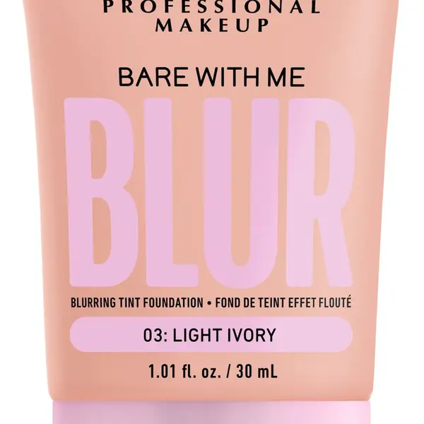 NYX PROFESSIONAL MAKEUP Bare With Me Blur Tint 03 Light Ivory make-up, 30 ml