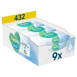 PAMPERS Harmonie Aqua Vlhčené ubrousky 9 x 48 ks