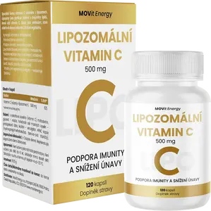 MOVIT ENERGY Lipozomální Vitamin C 500 mg 120 kapslí