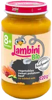 LAMBINI BIO Demeter příkrm zelenina, batáty a hovězí 220 g