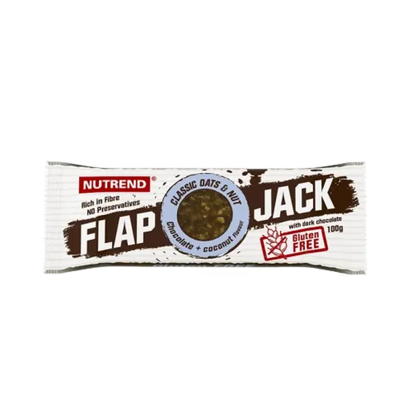 NUTREND Flap Jack Gluten Free  Čokoláda, kokos 100 g
