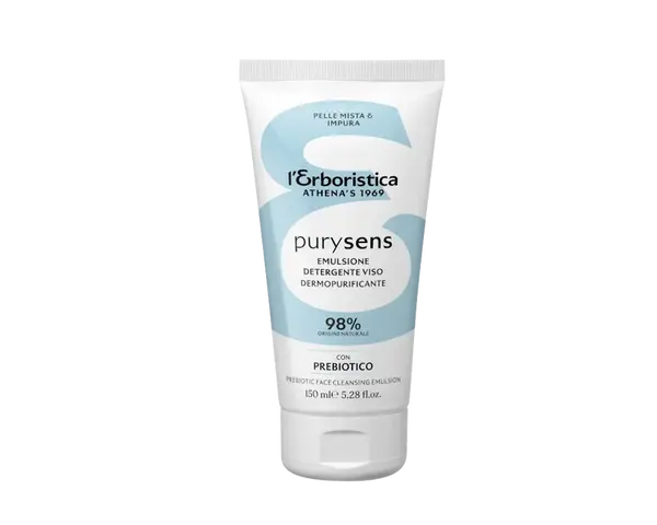 ERBORISTICA Purysens Mycí pleťový gel s prebiotikem pro mastnou pleť 150 ml