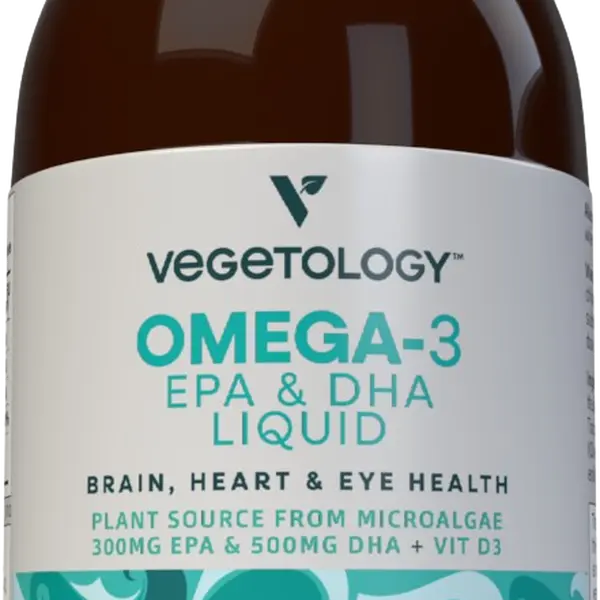 VEGETOLOGY Omega‑3 tekutý (jemná pomerančová příchuť) 150 ml