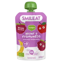 SMILEAT BIO kapsička řecký jogurt, jablko, banán, malina a rýže 9M+ 100 g