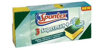 SPONTEX Supermax+ houba tvarovaná velká 3 ks