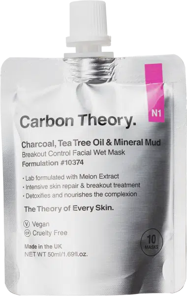 CARBON THEORY Mineral Mud Mask maska na obličej 100 ml