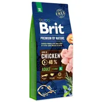 Brit Premium by Nature Adult XL 15 kg | Granule pro psy