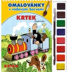 Krtek 2 omalovánka s vodovými barvami