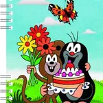 Zápisník A6 s vazbou twin wire Krtek (4)