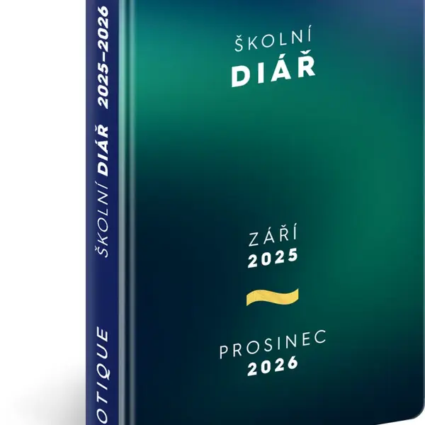 Školní diář Zelený 2025-2026